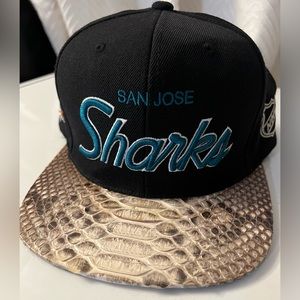 Just Don Mitchell & Ness San Jose Sharks SNAKE SKIN Hat